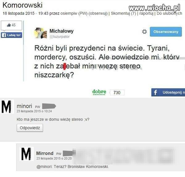 Takie tam o wieży stereo