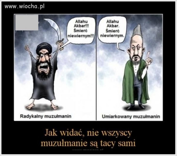 Jak widać, nie wszyscy muzułmanie są tacy sami 