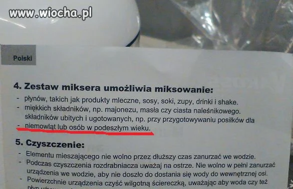 Wszechstronny mikser.