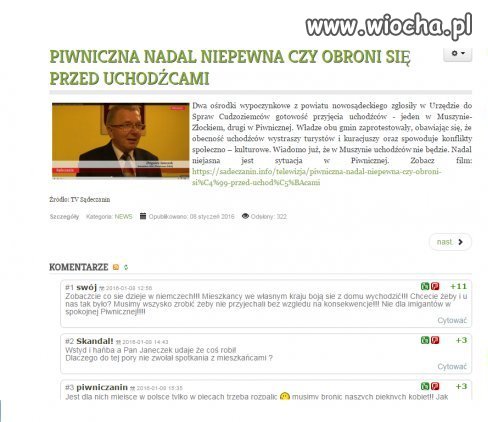 Uchodźcy w małych Miastach...