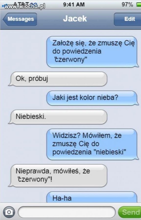 Czerwony
