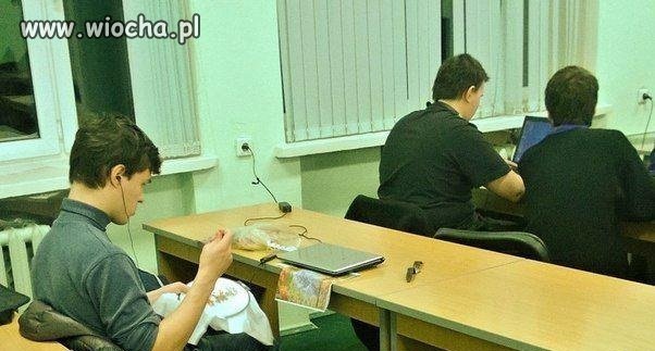 Tymczasem na wykładzie