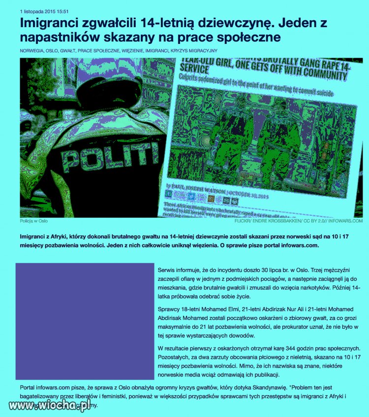 Takie tam, w końcu mamy się przyzwyczajać...