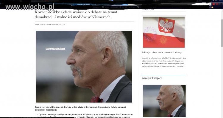 Ktoś wreszcie chce coś zrobić 