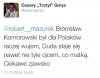 Panie Cezary odłóż pan ten alkohol,przegrał pan 