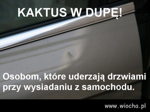 Uważaj jak wysiadasz