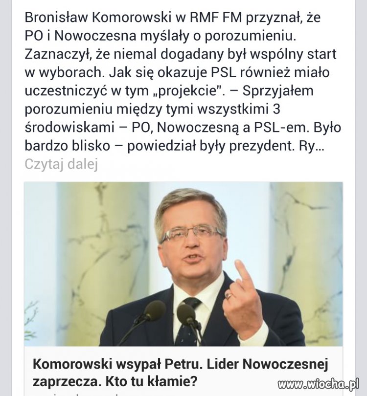 Bronek wsypał kolegę.