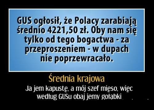 Średnia krajowa