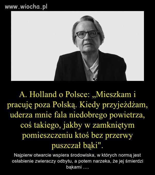 "Złota myśl" Holland.