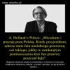 "Złota myśl" Holland.