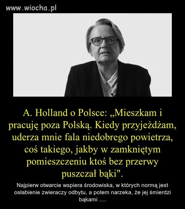 "Złota myśl" Holland.