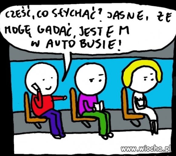 Tymczasem w komunikacji miejskiej.