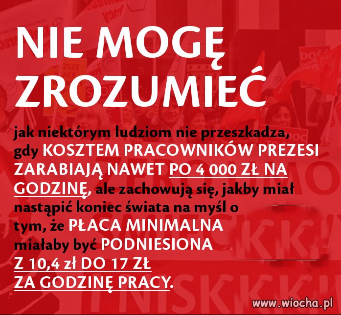 Szkoda bo była okazja wprowadzić 40 zł minimalnej