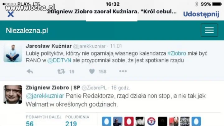 Zbigniew Ziobro versus