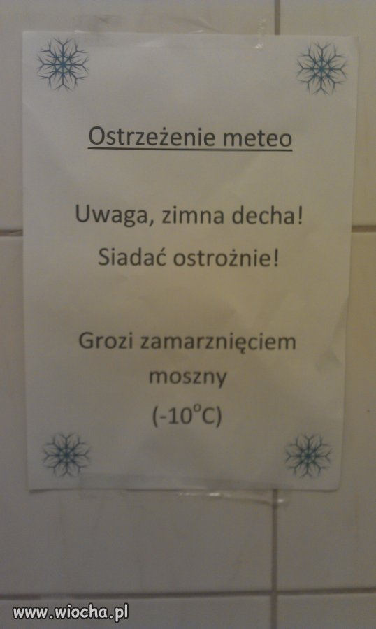 Ostrzeżenie meteo