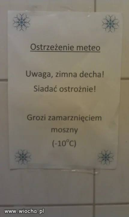 Ostrzeżenie meteo