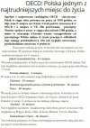 OECD podsumowuje "dobrobyt" w Polsce wg PO   