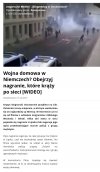 Walki na ulicach Niemcy walczą z Policją.