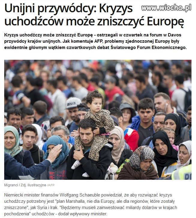 Eureka ! Unia ma nowe przemyślenia...