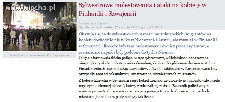 Sylwester wg imigrantów