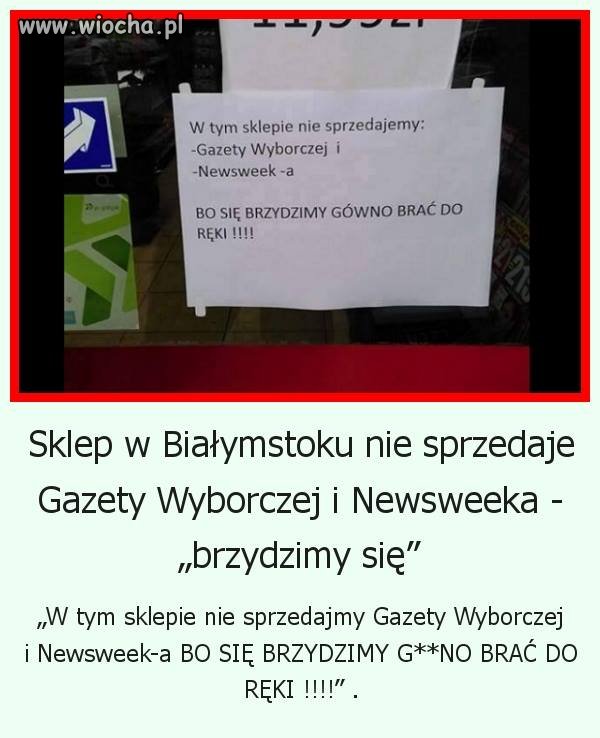 NIE SPRZEDAJEMY 