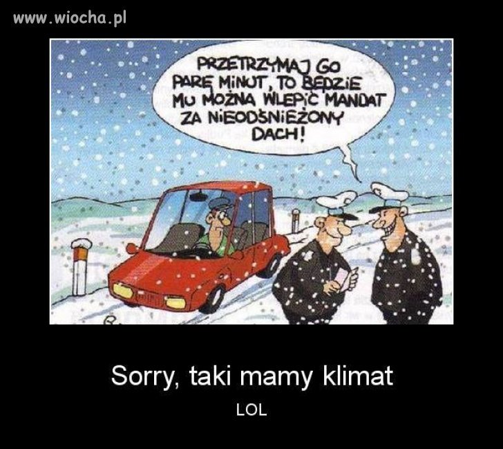 Taki mamy klimat...
