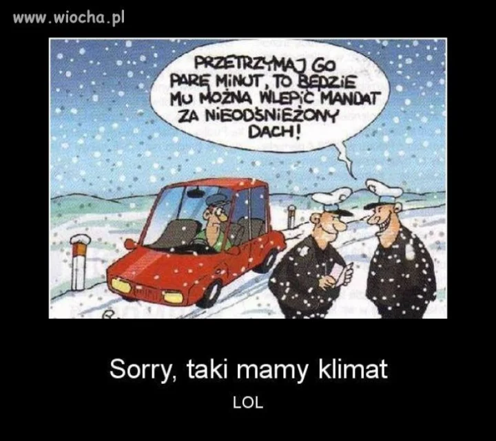 Taki mamy klimat...