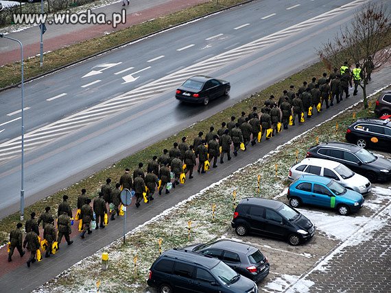 Wojska Nato po manewrach w Netto 