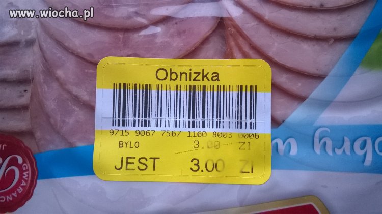 Obniżka w Tesco 