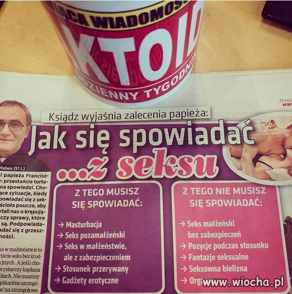 Z tego się musisz spowiadać! 