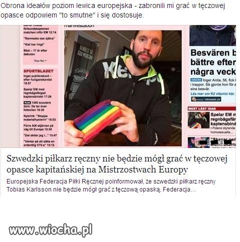 Już ze sportu chcą zrobić zboczenie.
