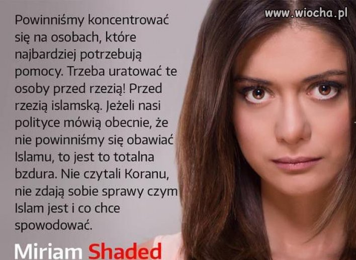 Ratować ofiary islamu, a nie ratować islamistów...