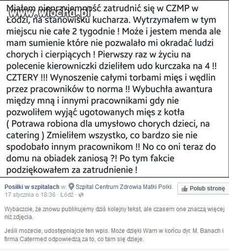 Tak jest we wszystkich Polskich szpitalach