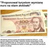 Proponował wymianę po atrakcyjnym kursie. 
