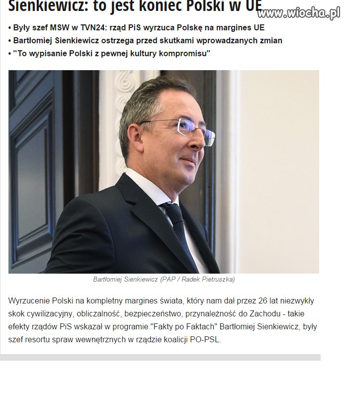 Panie Sienkiewicz niech Pan w końcu zrozumie