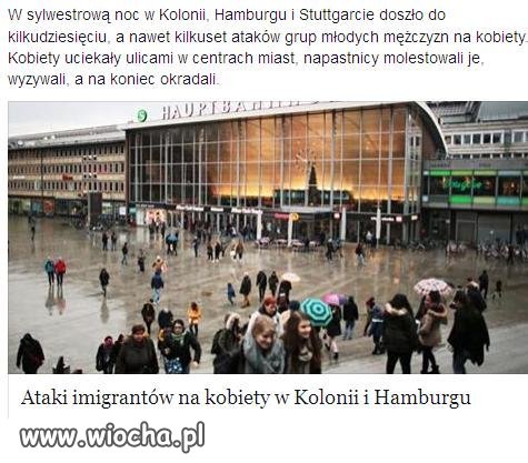 Sylwester w Niemczech ataki i grabieże.