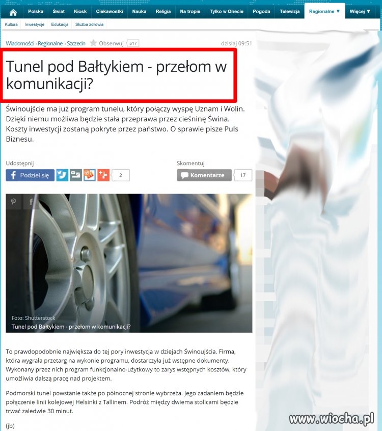 Onet: Tunel pod Bałtykiem