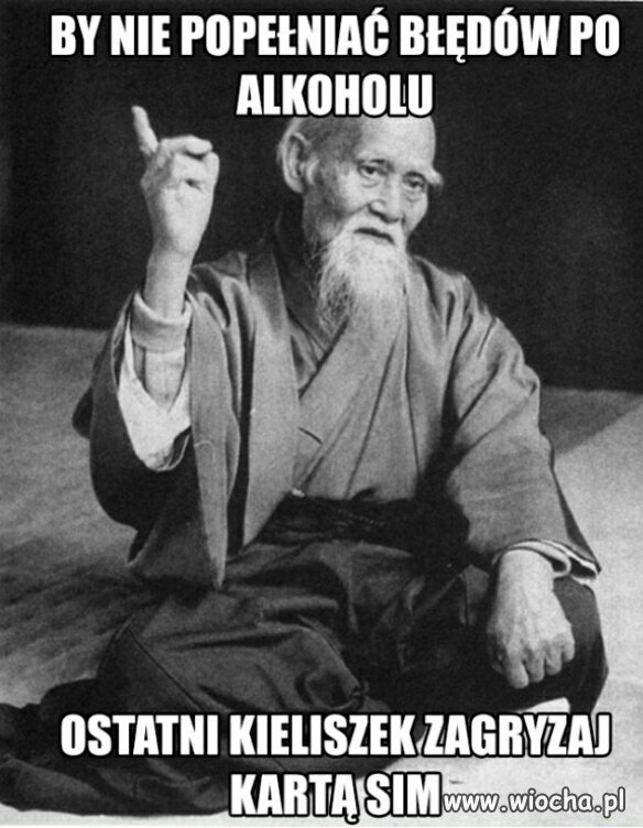 Żeby rano zawału nie dostać 