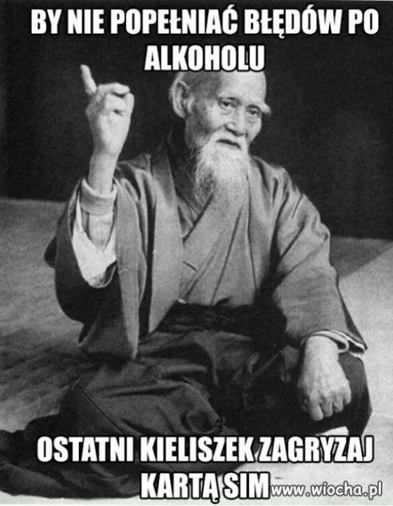 Żeby rano zawału nie dostać 