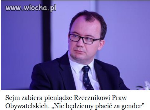 Za chwilę swojego tam wsadzą.