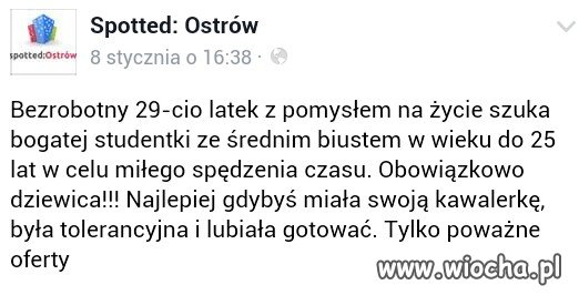 Bezrobotny 29-cio latek...