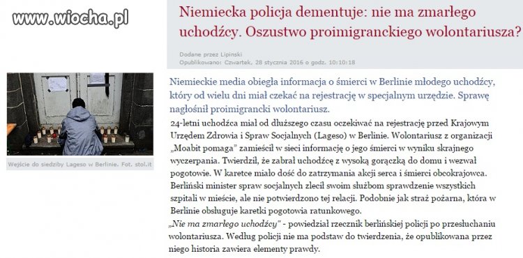  Niesprawdzone wydarzenie szybko się rozpowszechni