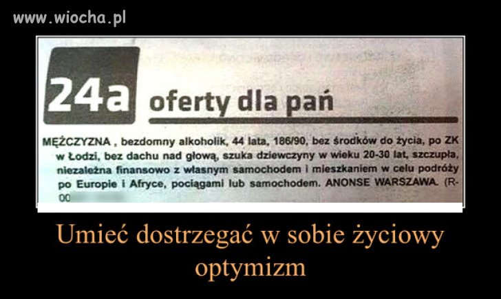 Optymista...