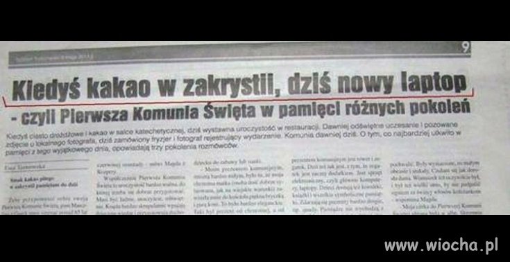 Kiedyś
