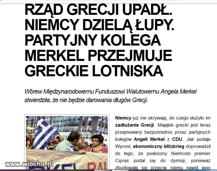Grecji już pomogli