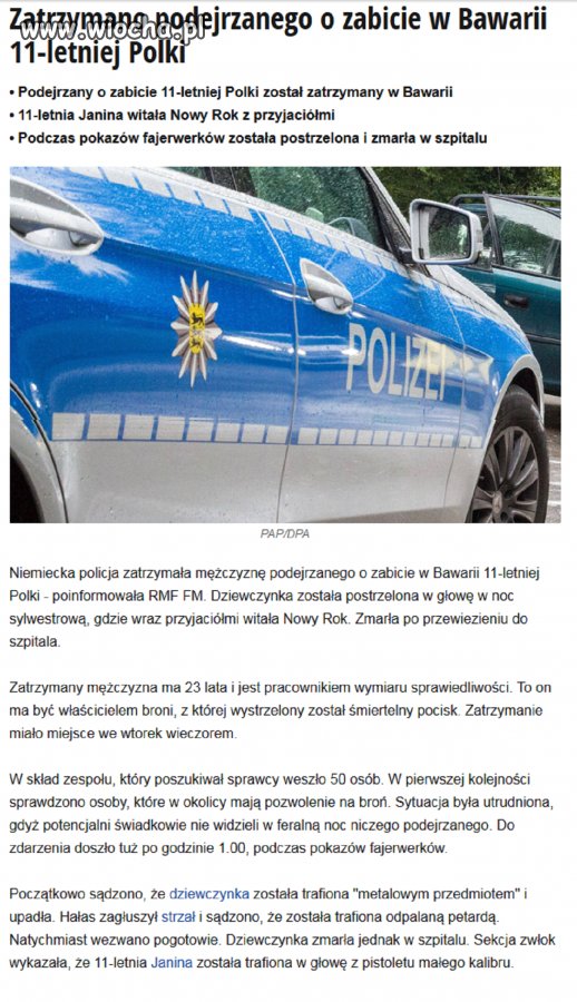 Niemiecka policja, zamiast pilnować i chronić...