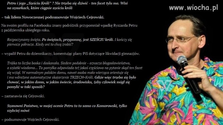 Cejrowski podsumował Rysia 