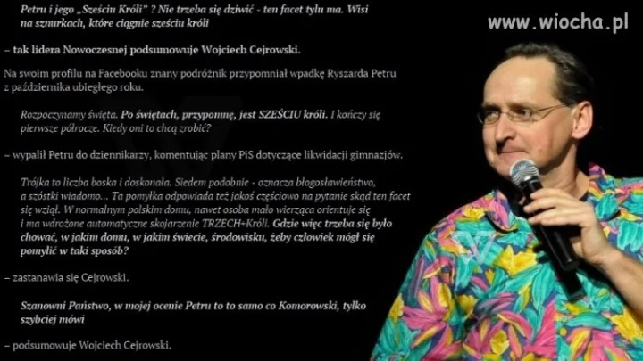 Cejrowski podsumował Rysia 