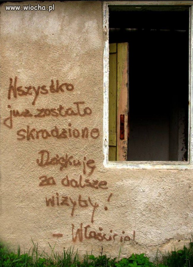 Napis na wałbrzyskim hotelu Sudety