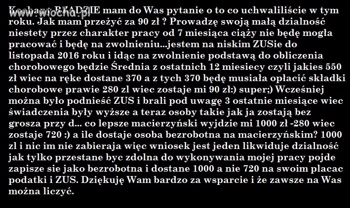 Kocham nasz rząd bo zawsze można na niego liczyć..